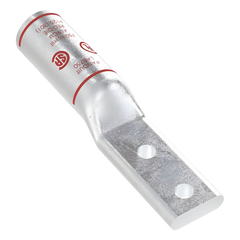 Zapata de compresión Aluminio LAB750-12-24R para cal. 750 Kcmil, Doble barreno para tornillo prisionero de 1/2, Espaciado de orificio 44.45mm, 1 Pz