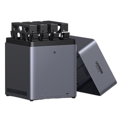 NAS UGREEN NASync DH4300PLUS / 4 Bahías SATA / Procesador RK3588C 8 GB RAM / 2.5GbE Puerto / HDMI 4K / USB 3.2 Type-C / RAID 0/1/5/6/10 / Acceso Remoto UGREENlink