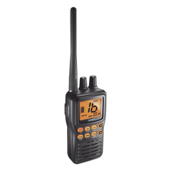 Radio Marino Portátil VHF, flotante y sumergible, Rx: 156.050-163.275MHz Tx: 156.025-157.425MHz, cumple con los canales marinos Internacionales, de EUA y Canadá