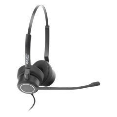 Audífonos USB de Diadema ESTÉREO con Audio HD / Micrófono con Cancelación de Ruido / Calidad para uso en Oficina