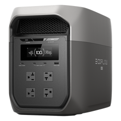 Estación de Energía Portátil EcoFlow DELTA 3 MAX, 2048Wh, Batería LiFePO4, Salida 2400W (Surge 4800W)