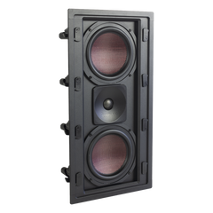 BOCINA DE PARED | 2 WOOFERS DE FIBRA DE CARBONO 6.5'' | TWEETER DE TITANIO 1'' | 200W