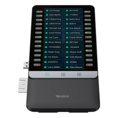 Módulo de Expansión EXP-55 de Yealink para Teléfonos IP Yealink Series T7X/T8X con Capacidad Para Hasta 78 Teclas Programables