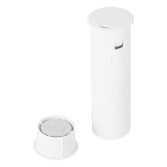 Sensor Magnético Inalámbrico para Empotrar / Invisible en Puerta Cerrada / Gap 2.54 cm / 345 MHz / Batería 5 Años / Diseño Cilíndrico Discreto
