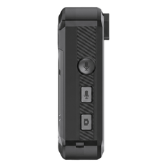 Body Camera Portátil / Grabación a 2K / Pantalla 2.4" LCD / IP68 / H.265 / 64GB de Almacenamiento / GPS / WIFI / 3G y 4G / Fotos de Hasta 40 Megapixel / Micrófono Integrado