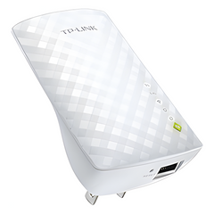Repetidor / Extensor de Cobertura WiFi AC, 750 Mbps, doble banda 2.4 GHz y 5 GHz, con 1 puerto 10/100 Mbps