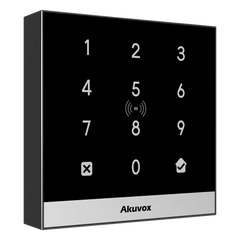Teclado de Control de Acceso + Bracket de Instalación / Administración 100% en la Nube / Interfaz WEB / POE / Lector Prox 125 kHz / MIFARE 13.56MHz / NFC / APP Smart Plus / Control de 1 Puerta / PIN Para Visitas / IP65