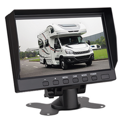 Sistema Profesional de Cámara de Reversa y Monitor Alámbrico para Vehículos de Trabajo y Montacargas