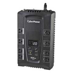 UPS de 825 VA/450 W, Topología Línea Interactiva, Entrada 120 Vca NEMA 5-15P, Tipo Gabinete Compacto, Con 8 Tomas NEMA 5-15R
