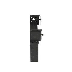 Rack de Distribución Aéreo de 2 Postes PanZone®, Rieles Roscados #12-24, de 4 UR, Color Negro