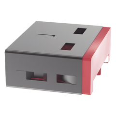 Dispositivo de Bloqueo Smartkeeper, Para Puertos USB-A, Color Rojo, 1 Pieza