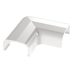 Conexión en ángulo recto "L", para uso con canaleta LD5, material ABS, Color Blanco
