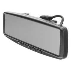 Camara de Reversa Alambrica y Monitor Tipo Retrovisor de 4.3 pulgadas, Incluye cámara para placa de 170°