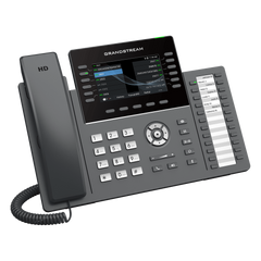 TELÉFONO IP PROFESIONAL DE 12 LÍNEAS / 24 TECLAS DE EXTENSIÓN PROGRAMABLES / WI-FI 6 / POE INTEGRADO / PANTALLA LCD 4.3 PULGADAS / SEGURIDAD DE NIVEL EMPRESARIAL / BLUETOOTH INTEGRADO / COMPATIBLE CON GDMS / AUDIO HD CON NOISE-SHIELD