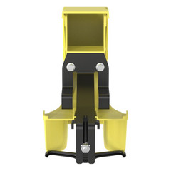 Bajada Para Canaleta FiberRunner™, Uso con Medidas 4x4, 6X4, 12X4, o 24X12, Con Reducción a 2X2, Color Amarillo