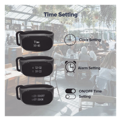 Reloj Buscador TD112 IPX7 / Resistente al Agua / Pantalla OLED / 180mAh / 48 Horas Standby / 80-100m Distancia de Recepción / Compatible con 50 Botones TD009 y T114 / 7 Idiomas / Almacenamiento de 10 Mensajes