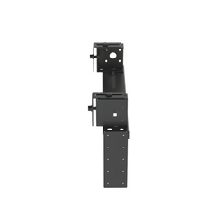 Rack de Distribución Aéreo de 2 Postes PanZone®, Rieles Roscados #12-24, de 4 UR, Color Negro
