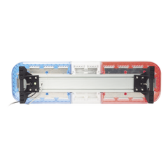 Barra de luces de 47" rojo/azul, 88 LED, con control de tráfico en color rojo/azul, ideal para equipar unidades de seguridad pública