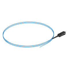 Pigtail de Fibra Óptica SC Simplex, Multimodo OM3 50/125, 900um, Color Aqua, 3 Metros (9.84 Pies)