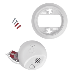 Detector de Humo Autónomo, No Requiere Panel, Con Botón para Silenciar, Sensor por Ionización