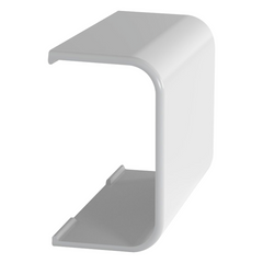Unión recta, para uso con canaleta LD10, material ABS, Color Blanco