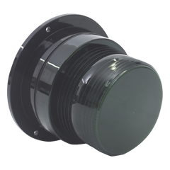 Burbuja Brillante de Larga Vida Útil, con 8 LEDs Color Verde, Domo Verde, 110 Vca