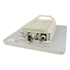 Punto de Acceso WiFi, PTP y PTMP Doble Banda Simultanea, Ideal Para Industria 4.0, Hasta 1.7 Km de Cobertura WiFi, Antena Sectorial MIMO 8x8 Integrada de 100° de Apertura en 2.4 GHz, MIMO 2x2 Conectorizado en 5 GHz.