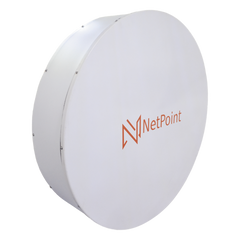 Antena de parabola profunda, blindada, con supresión al ruido de 2 ft, 4.9-6.4 GHz, Ganancia 30 dBi con SLANT de 45 ° y 90 °, ideal para hasta 30 km, Conectores N-hembra, montaje con alineación milimétrica.