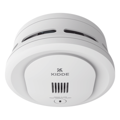 Detector de humo fotoeléctrico autónomo compacto con baterías AA reemplazables, pieza individual