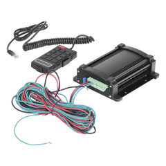 Sirena Vehicular de 100W de Potencia Con Controlador Unimando, Micrófono, Control de Tonos y Patrones de destello de Barras de Luces Serie X67 / X75