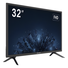 Monitor LED 32" / 2 Altavoces Potentes / Ángulo de Visión 178° / Entradas HDMI y VGA / Uso 24-7 / Montaje VESA (100 X 100) / Calibración Inteligente de Imagen