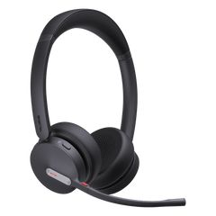 Auriculares estéreo Yealink WH64 edición UC/ Base DECT y auriculares con Bluetooth integrado/ Triple conexión/ Cancelación de ruido con 3 micrófonos