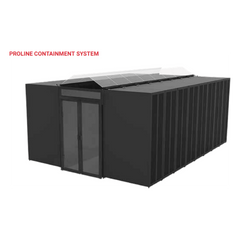Puertas Selladas Express / Sistema de Contención ProLine / Pasillo 48-78 Pulgadas / Montaje Magnético sin Herramientas / Policarbonato y Acero / Negro RAL 9005