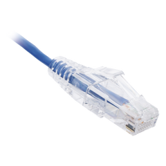 Cable de Parcheo Slim UTP Cat6 - 2 Metros (6.56 Pies) Azul Diámetro Reducido (28 AWG)