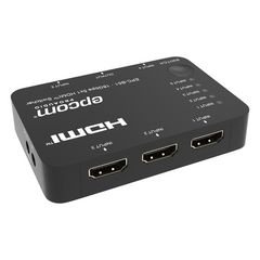 Switch HDMI 5x1 | 18Gbps | 4K@60Hz | YCbCr 4:4:4 | HDR, Dolby Vision y HLG | Soporte 3D | Conmutación Automática y Manual | Diseño Compacto