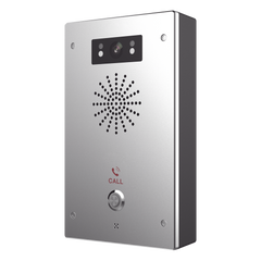 Video Intercomunicador IP / 2 Líneas SIP / Cámara 2MP 1080p / 2 Relevadores / ONVIF / IP65 e IK10 / PoE 802.3af / Audio HD / Visión Nocturna IR / -40°C a 70°C