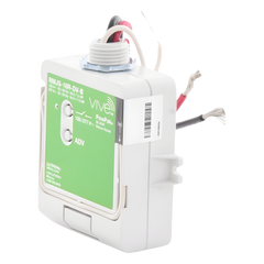 Módulo de relevador inalámbrico PowPak con Softswitch para cargas de iluminación de propósito general, 16 A, 120/277 V, Clear Connect RF, compatible con hub Vive