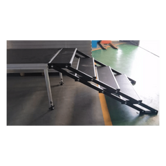 Escalera para Tarima de Escenario | Ajustable 100-170 cm | Antideslizante