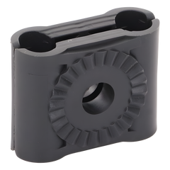 Paquete de 10 Sujetadores Plasticos Para Cable Coaxial de 3/8"