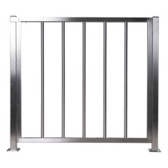 Puerta de Acero Inoxidable de Medio Cuerpo / Paso de 100 Centímetros de Ancho Ideal Para Dar Accesos que no Caben Por su Torniquete / Altura de 90 Centímetros
