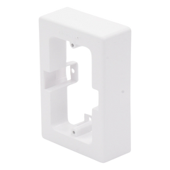 Caja Sin Fondo Universal, Color Blanco de PVC Auto Extinguible (7900-02002)
