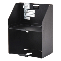 Chasis auxiliar para dos baterías de 12 Ah / montaje lateral en amplificadores serie DAA2 de NOTIFIER / negro