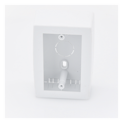 Caja de Registro Universal, Color Blanco de PVC Auto Extinguible (7902-02001)