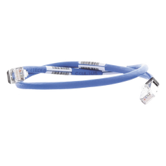 Patch Cord Cat6A, Blindado S/FTP, CM/LS0H, 0.61 Metros (2 Pies), Color Azul