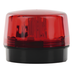 Luz Estroboscópica LED (55) / Patrones de Parpadeo Ajustables / 8 Patrones / Batería de Respaldo / 12-24 Vcc/Vca / Resistente al Clima IP66/IP55