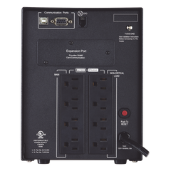 UPS de 1500 VA/1500 W, Topología Línea Interactiva, Entrada 120 Vca NEMA 5-15P, Onda Senoidal Pura, Mini Torre, Con 8 Tomas NEMA 5-15R