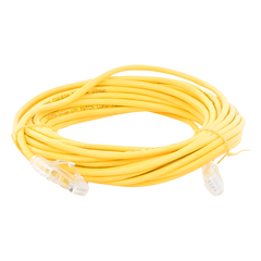 Cable de Parcheo Slim UTP Cat6A - 7 Metros (22.97 Pies) Amarillo, Diámetro Reducido (28 AWG)