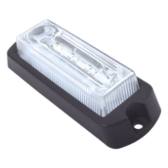 Luz Auxiliar Ultra Brillante X13 de 4 LEDs, Color Claro, con mica transparente