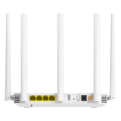 Router ONU GPON/EPON Wi-Fi 6 / 3000 Mbps (2.4 GHz + 5 GHz) / Puerto PON SC/UPC / 4 Puertos Gigabit LAN/WAN / Puerto USB 2.0 / 5 Antenas Externas / Mesh / 192 Clientes