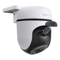 Cámara de Seguridad PTZ Exterior Wi-Fi / 2K 3 Megapixel (2304×1296) / 360° Panorámica Horizontal + 130° Vertical / Seguimiento Inteligente de Movimiento / Visión Nocturna a Color / IP65 / Compatible Alexa y Google Home